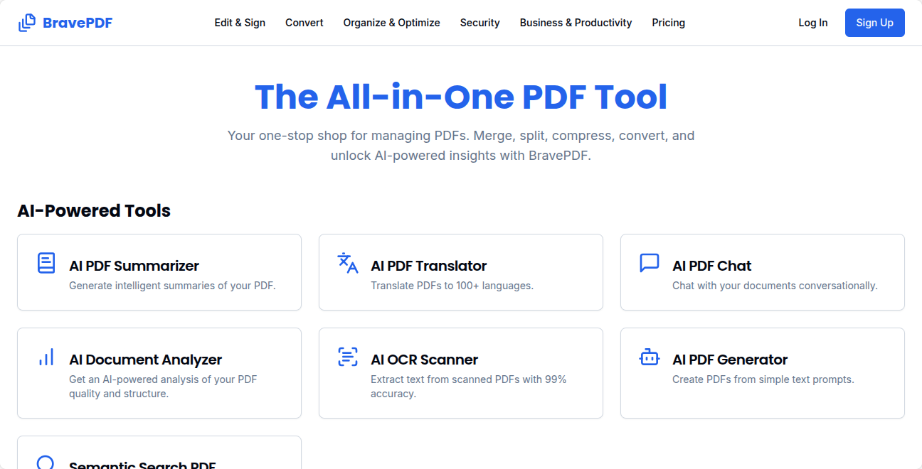 BravePDF Demo